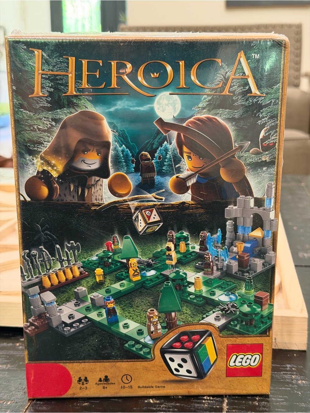 New! LEGO Heroica Board Game - waldurk Green Adventure Game